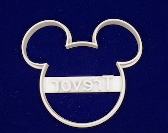 Mickey Mouse PERSONALIZED cookie and fondant cutter