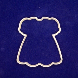 Baby Doll Dress cookie and fondant cutter image 1