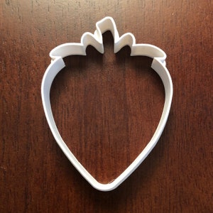 Strawberry cookie and fondant cutter