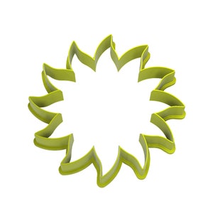 Sun cookie and fondant cutter