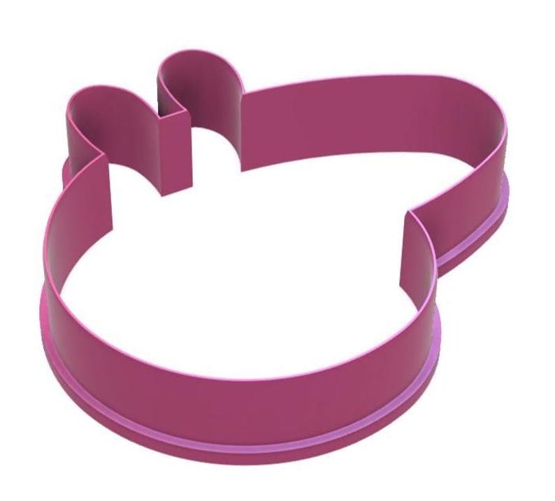 Pig cookie and fondant cutter image 3