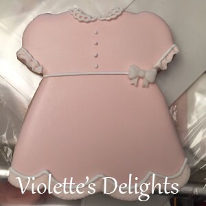 Baby Doll Dress cookie and fondant cutter image 5