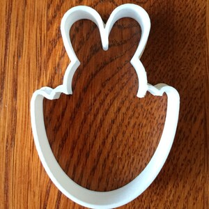 Hatching Easter Bunny cookie and fondant cutter