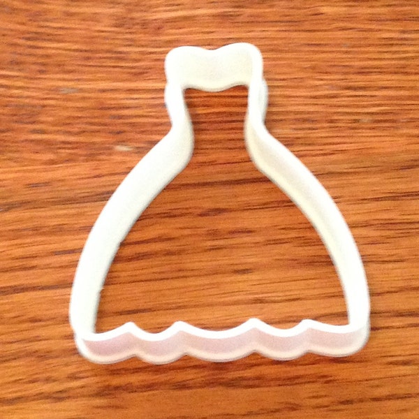 Dress cookie and fondant cutter