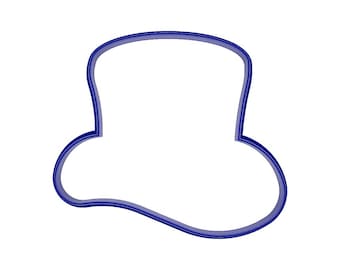 Top Hat shaped cookie and fondant cutter