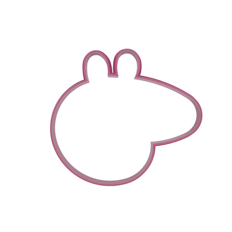 Pig cookie and fondant cutter image 1
