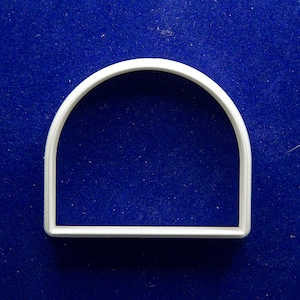 Short Arched pendant polymer clay cutter
