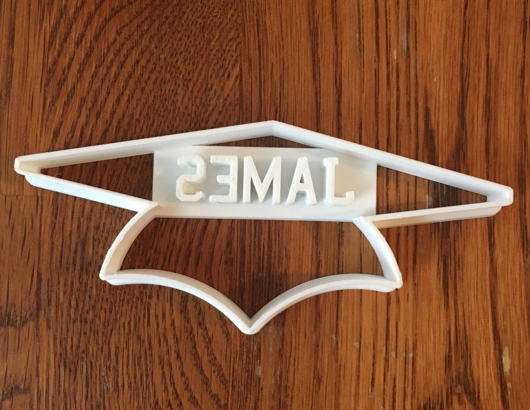 Graduation Cap PERSONALIZED Cookie and Fondant Cutter - Etsy