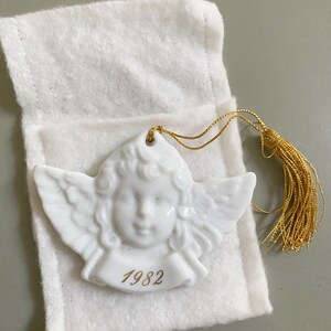 Vintage porcelain AVON Angel ornament