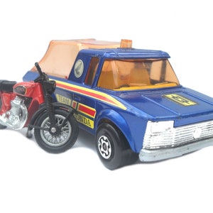 Vintage 1970s Matchbox Superkings K-6 Team Honda Pick Up Truck: Diecast Toy Collectible