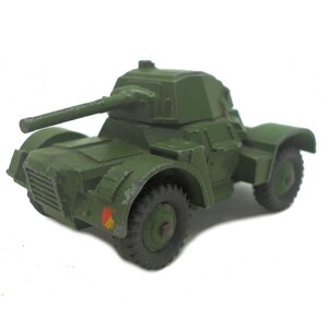 1950s Vintage Dinky 670 Armoured Car. Toy Collectible. Made in England