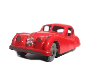 1950s Vintage Matchbox Lesney 32a Jaguar XK140 motor car Toy Collectible Made in England