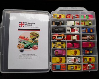 matchbox car storage boxes
