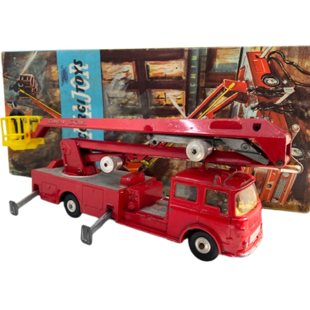 CAMION DE POMPIER SIMON SNORKEL FIRE ENGINE whizzwheels CORGI juniors