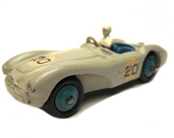 1950s Vintage Dinky 110 Aston Martin DB3 Competition Racing Car Toy Collectible England