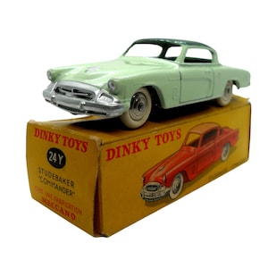1950s Vintage French Dinky 24Y Studebaker "Commander". Toy Collectible. Made in France