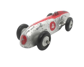 1940s Vintage Dinky 23b Racing Car . Toy Collectible. Made in England