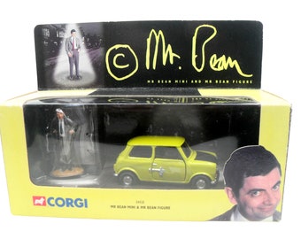 2000s Vintage Corgi 04438 Mr Bean Mini and Mr Bean Toy