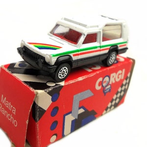 1980s Vintage Corgi J19 Matra Rancho Jeep Toy Collectible Made in England