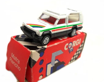 1980s Vintage Corgi J19 Matra Rancho Jeep Toy Collectible Made in England