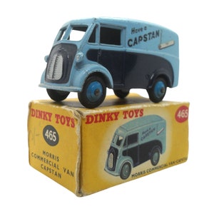 1950s Vintage Dinky 465 Morris Commercial Van &quot;Capstan&quot;. Toy Collectible. Made in England