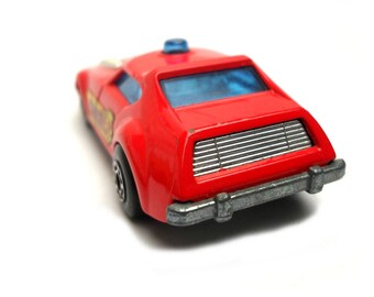 1970s Vintage Matchbox Superfast 64c Fire Chief Car Toy