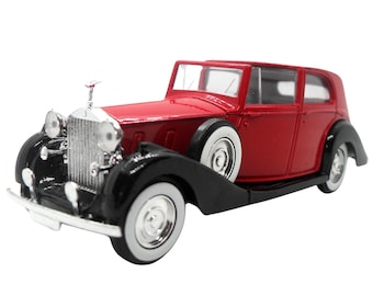 1970s Vintage Solido 4071 L'AGE D'OR 1939 Rolls Royce Phantom III Coupe. Scale 1:43. Toy Collectible. Made in Italy.