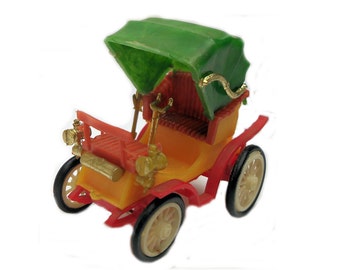 1960s Vintage Nugget Models KMC 05 Decauville 1901 Motor Car Toy Collectible Made in Hong Kong