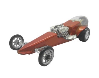 1970s Vintage Hot Wheels 6604 GranToros Torpedo Dragster. Toy Collectible. Made in Italy.