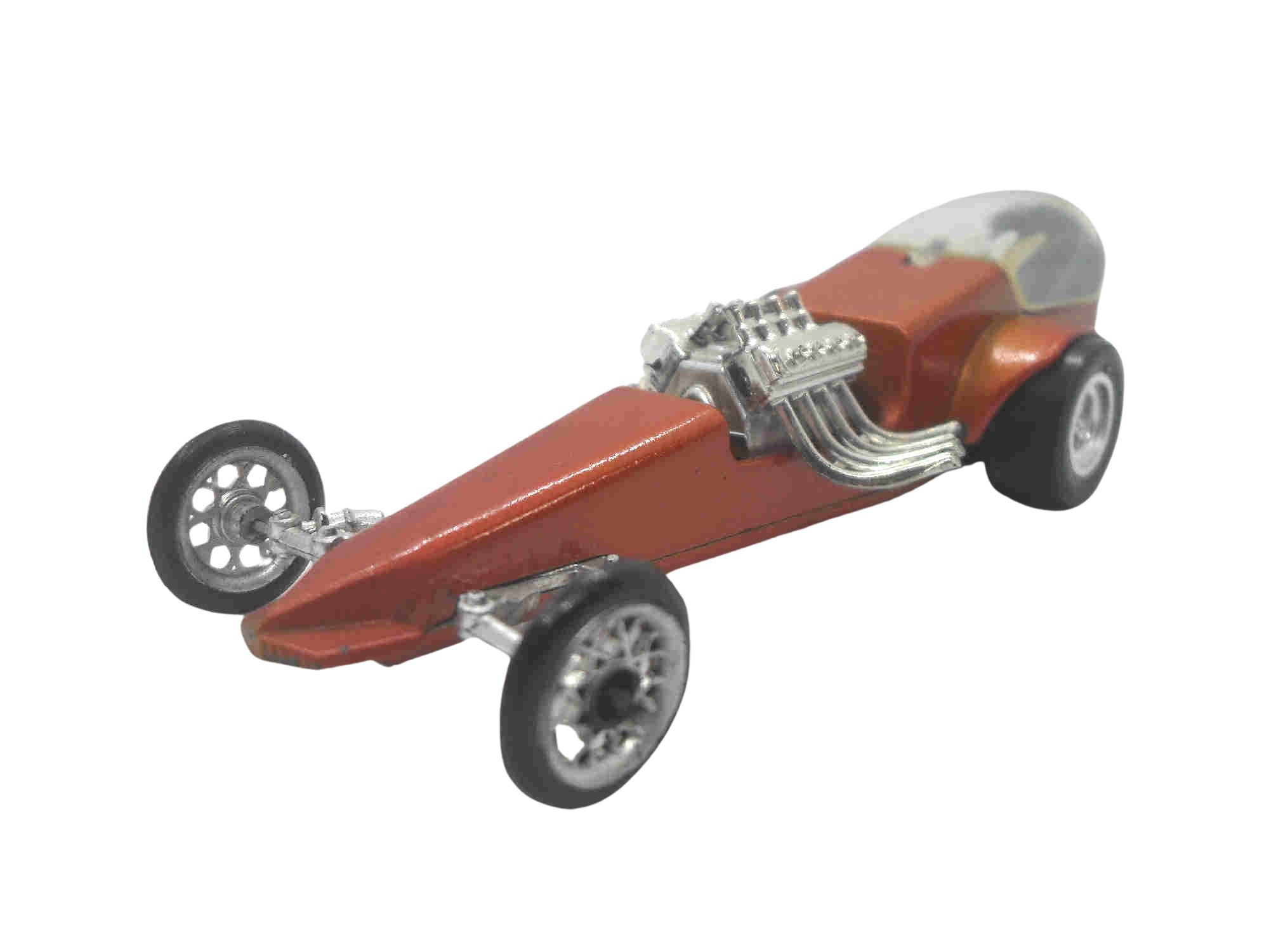 1970s Vintage Hot Wheels 6604 GranToros Torpedo Dragster. Toy Collectible. Made in Italy.