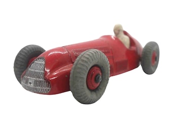 1950s Vintage Dinky 23f Alfa Romeo Racing Car. Toy Collectible. Made in England