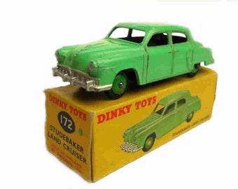 1950s Vintage Dinky 172 Studebaker Landcruiser Toy Collectible. Made in England
