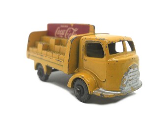 1950s Vintage Matchbox Lesney 37a Karrier Bantam Lorry "Coco Cola" Toy Collectible. Made in England