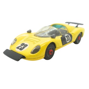 1960s Vintage Corgi 344 Ferrari 206 Dino Sport racing car. Toy Collectible. Made in England.