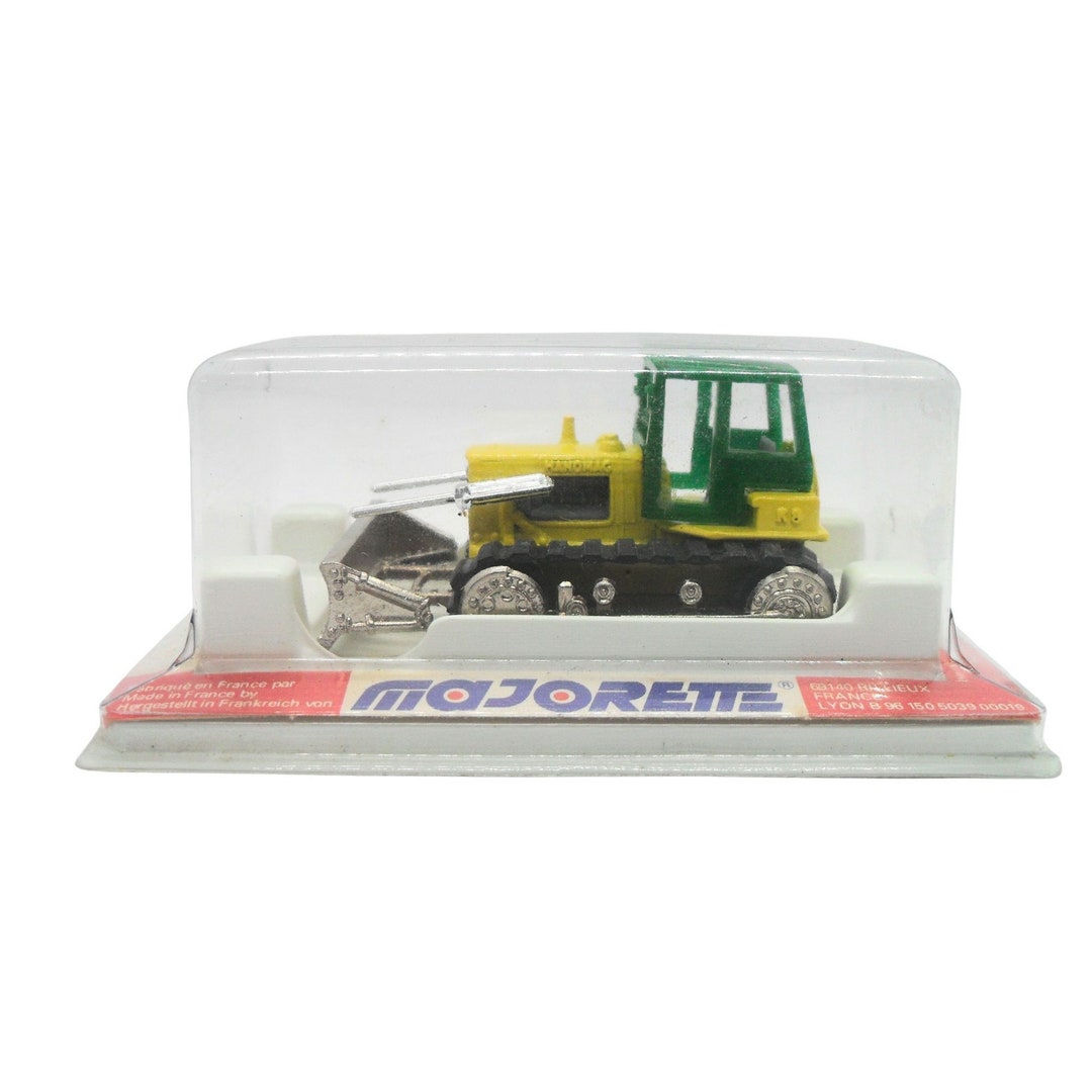 Lot Majorette Années 70 – Tractopelle Et Bulldozer – Neufs En Boîte D'origine – France
