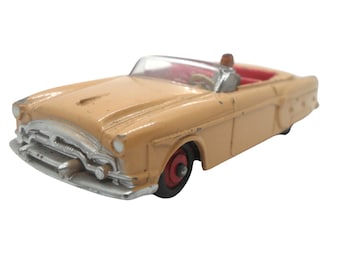 1950s Vintage Dinky 132 Packard Convertible. Toy Collectible. Made in England