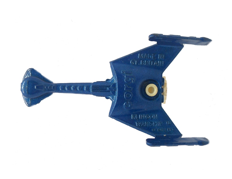 1980s Vintage Corgi Juniors 149 Star Trek Clingon Warship Toy Collectible. The Mettoy TM Ltd UK. Made in England image 8
