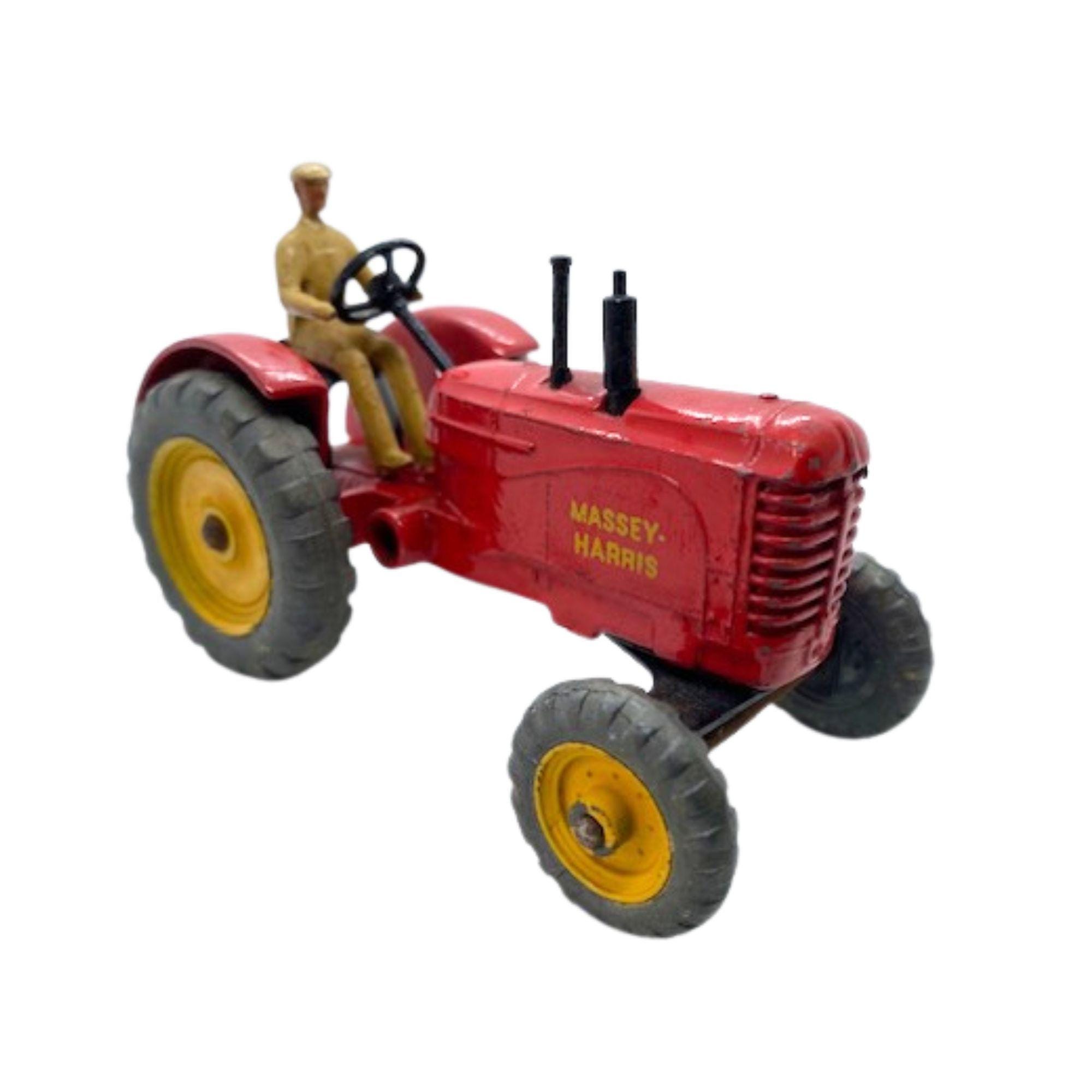 A boxed Dinky Toys No.300 Massey-Harris Tractor, G (transfer
