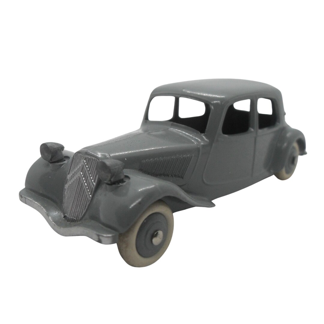 A459 Vintage 1956 Dinky 24N Francia Citroën 11BL Traction Ripinta Beige