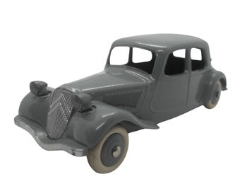 1950s Vintage French Dinky 24N Citreon Traction Avant 11BL. Toy Collectible. Made in France