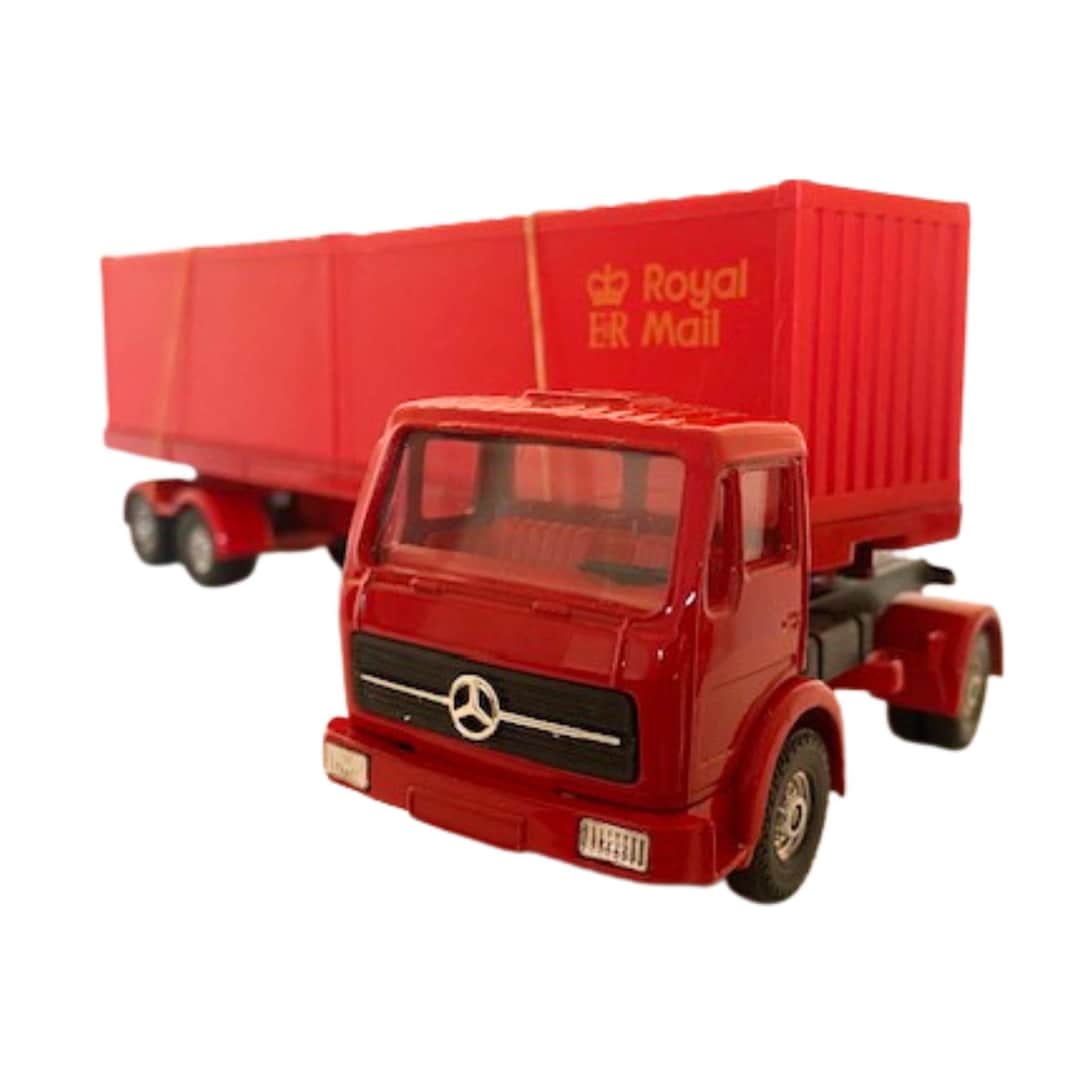 1970s Vintage Corgi 618 Mercedes-benz Truck “royal Mail Parcels”. Toy ...