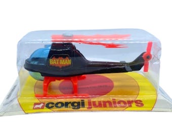 1970s Vintage Corgi Juniors Diecast 78 Batcopter – Made in England - Etsy