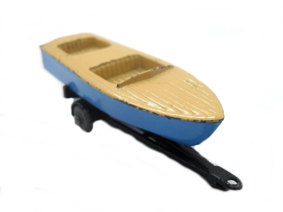 1950s Vintage Matchbox Lesney 48a Meteor Boat Sportsman MKII and