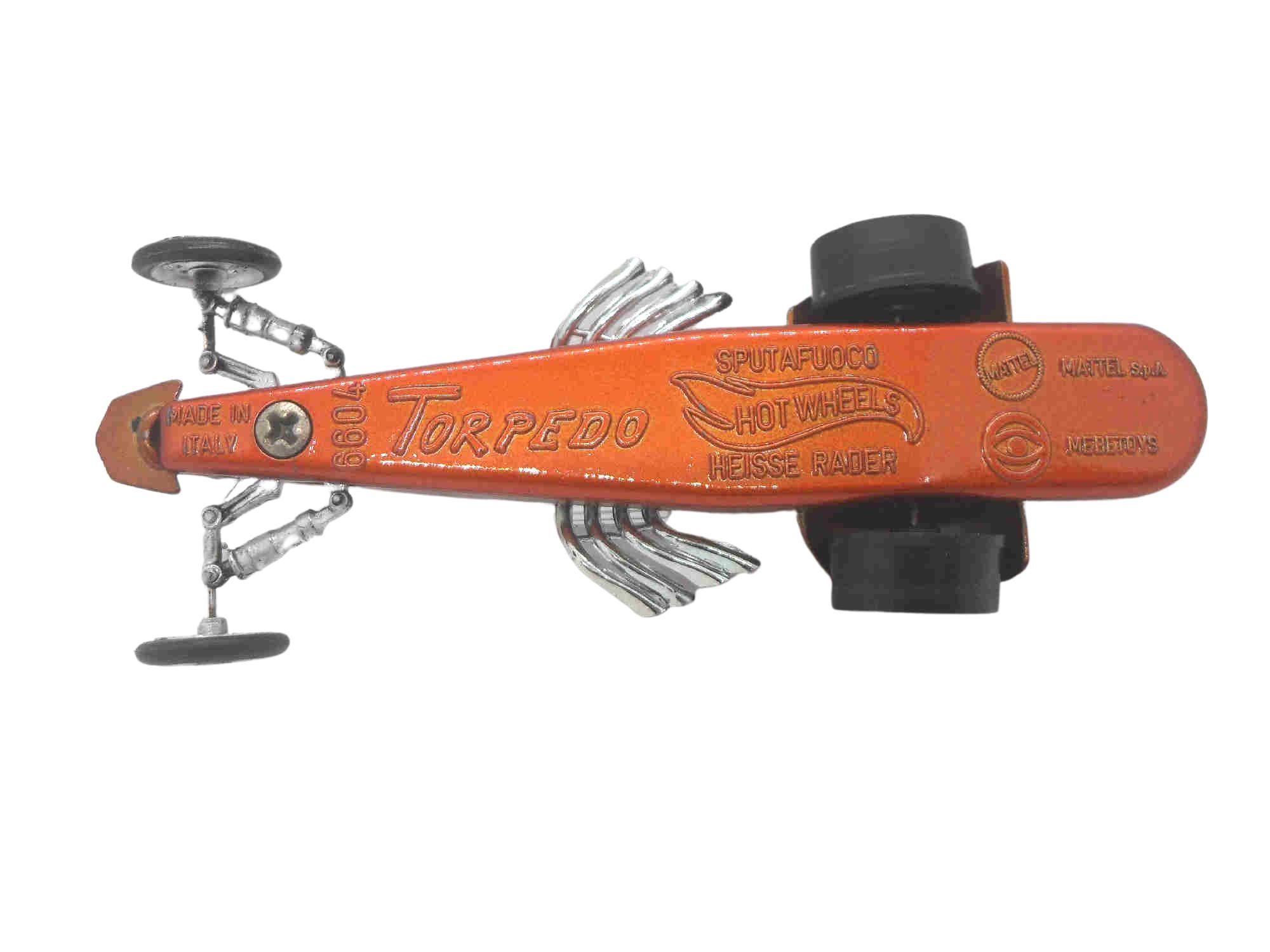 MEBETOYS - Sputafuoco TORPEDO DRAGSTER - TARANTULA Mattel Hot Wheels 6604 RARE