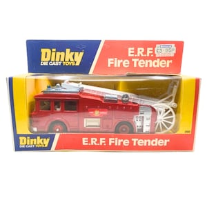 1970s Vintage Dinky 266 ERF Fire Tender. Toy Collectible. Made in England