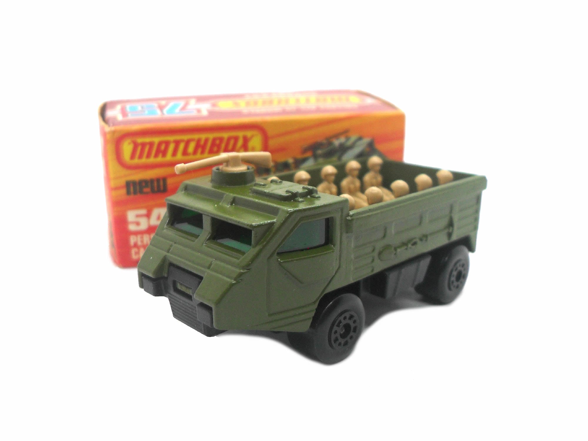 1970s Vintage Matchbox 54d Personnel Carrier. Toy