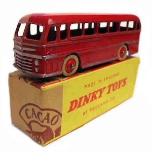Vintage Dinky 282 Duple Roadmaster Coach från 1950-talet, samlarobjekt i England