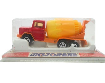 Majorette Série 200 – Camion Magirus Bétonneuse N°227, échelle 1:100, Blister D’époque