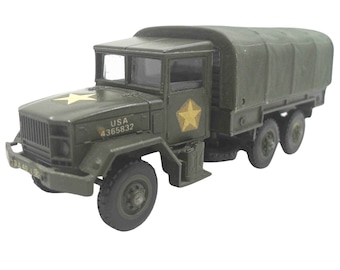 1970s Vintage Solido 245 Military Kaiser M34 6x6 Jeep. Scale 1:50. Toy Collectible. Made in France.