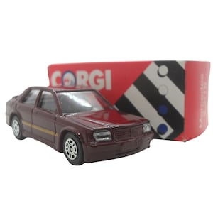 1980s Vintage Corgi Juniors Mercedes 190e Cosworth 16v 2.3 Litre. Toy Collectible. Made in England